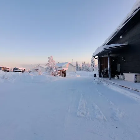 Вилла Arctic Giantlog With Private Ice Rink Рованиеми