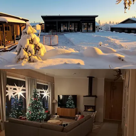 Arctic Giantlog With Private Ice Rink Рованиеми