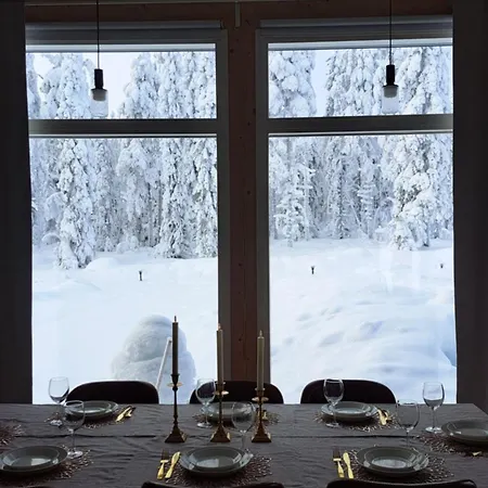 Arctic Giantlog With Private Ice Rink Villa